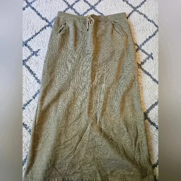 Lauren Ralph Lauren cotton maxi length skirt medium - Picture 1 of 6